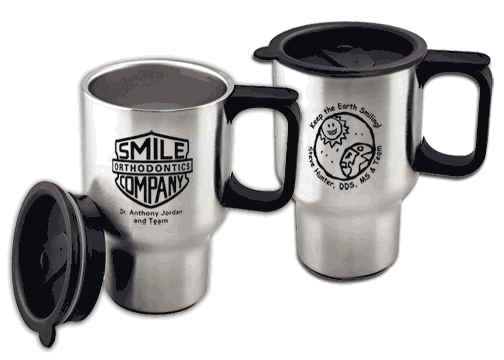stainless steel mug imprint samples
