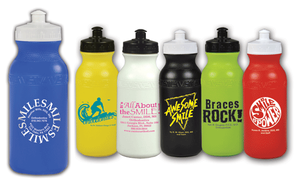 Bike bottle color samples